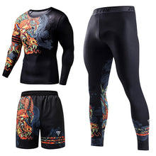 Load image into Gallery viewer, Gym Fitness Compression Sports Suit Clothes