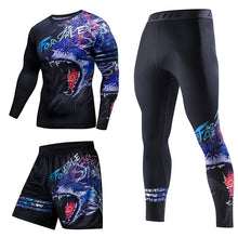 Load image into Gallery viewer, Gym Fitness Compression Sports Suit Clothes