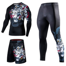 Load image into Gallery viewer, Gym Fitness Compression Sports Suit Clothes