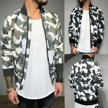 Load image into Gallery viewer, Men's Jackets Casual Camouflage Trench Outwear