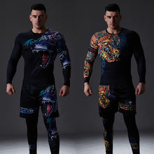 Load image into Gallery viewer, Gym Fitness Compression Sports Suit Clothes