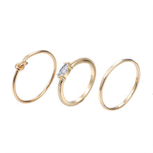 Load image into Gallery viewer, Love Flower Wave Zircon Stackable Knuckle Ring