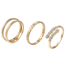 Load image into Gallery viewer, Love Flower Wave Zircon Stackable Knuckle Ring