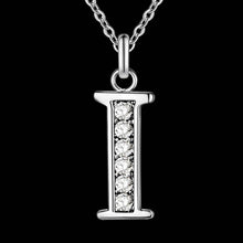 Load image into Gallery viewer, Letter A-S Free Shipping silver plated Necklace