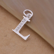 Load image into Gallery viewer, Letter A-S Free Shipping silver plated Necklace