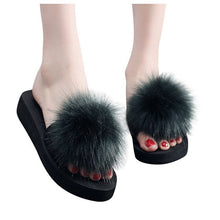 Load image into Gallery viewer, Home furry Women's Fashion Flats Casual Indoor