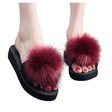 Load image into Gallery viewer, Home furry Women's Fashion Flats Casual Indoor