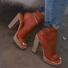 Load image into Gallery viewer, Hot Sale Women High-heeled Rhinestone