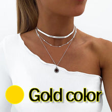 Load image into Gallery viewer, Multilayer Necklace Women Clavicle Necklaces