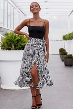 Load image into Gallery viewer, Summer Zebra Stripe Long Skirts
