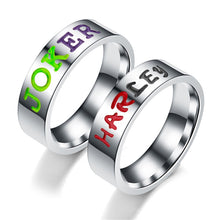 Load image into Gallery viewer, Stainless Steel Finger Rings JOKER HARLEY Couple Ring
