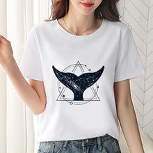 Load image into Gallery viewer, Summer  T shirt Women&#39;s Casual Harajuku Short Sleeve
