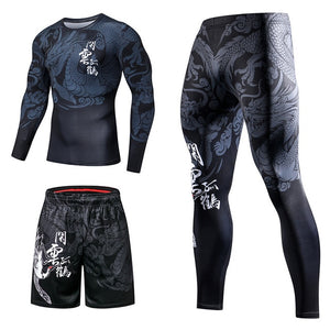 Gym Fitness Compression Sports Suit Clothes