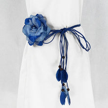 Load image into Gallery viewer, Women Fashion Flower String Tassel Waist Belts
