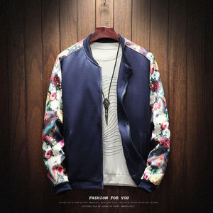 Floral Fashion Fall Winter Pilot Jacket