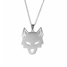 Load image into Gallery viewer, My Shape Wolf Animal Necklace Steel Forest Animals Men Necklace
