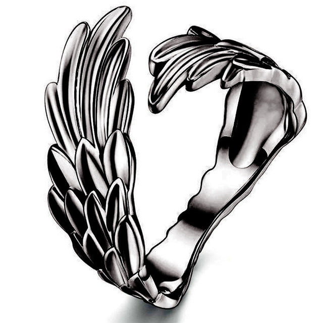 Authentic Feather Wings Adjustable Finger Ring