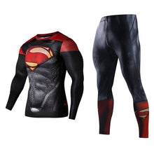 Load image into Gallery viewer, Men&#39;s Compression GYM training Clothes Suits
