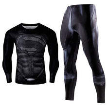 Load image into Gallery viewer, Men&#39;s Compression GYM training Clothes Suits
