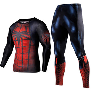 Men's Compression GYM training Clothes Suits