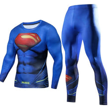 Load image into Gallery viewer, Men&#39;s Compression GYM training Clothes Suits
