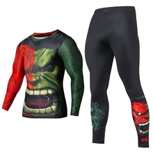 Load image into Gallery viewer, Men&#39;s Compression GYM training Clothes Suits
