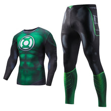 Load image into Gallery viewer, Men&#39;s Compression GYM training Clothes Suits
