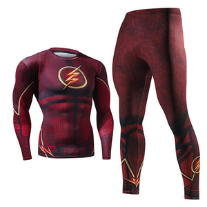 Men's Compression GYM training Clothes Suits