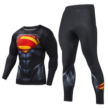 Load image into Gallery viewer, Men&#39;s Compression GYM training Clothes Suits
