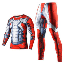 Load image into Gallery viewer, Men&#39;s Compression GYM training Clothes Suits
