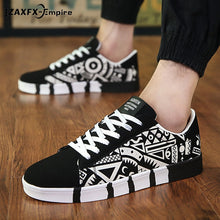 Load image into Gallery viewer, Men Casual Canvas Shoes Fashion Print Sneakers
