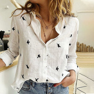 Women's Birds Print Shirts