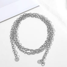 Load image into Gallery viewer, Women Retro Metal Waist Chain Belt
