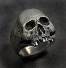 Load image into Gallery viewer, Men&#39;s Punk Retro Stainless Steel Skull Ring
