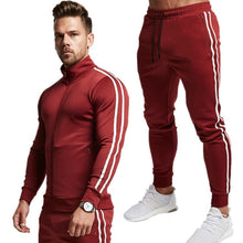 Load image into Gallery viewer, Men&#39;s Sweatsuit Sets 2 Piece Zipper Jacket
