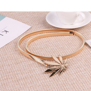 Elastic Metal Waist Silver Gold Chain Belts