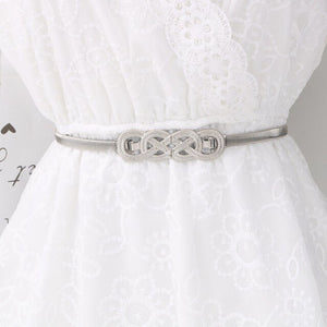 Elastic Metal Waist Silver Gold Chain Belts