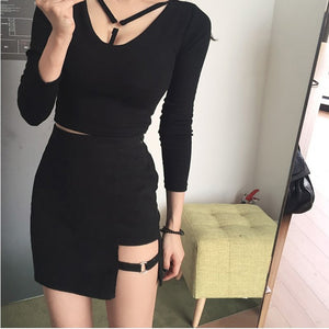 Womens Summer Cotton Sexy Mini Pencil Skirt